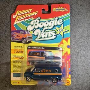 2018 JOHNNY LIGHTNING 1977 Ford Econoline Van Boogie Vans Release 3 #5 RARE NEW